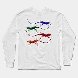 Lizard Rainbow Long Sleeve T-Shirt